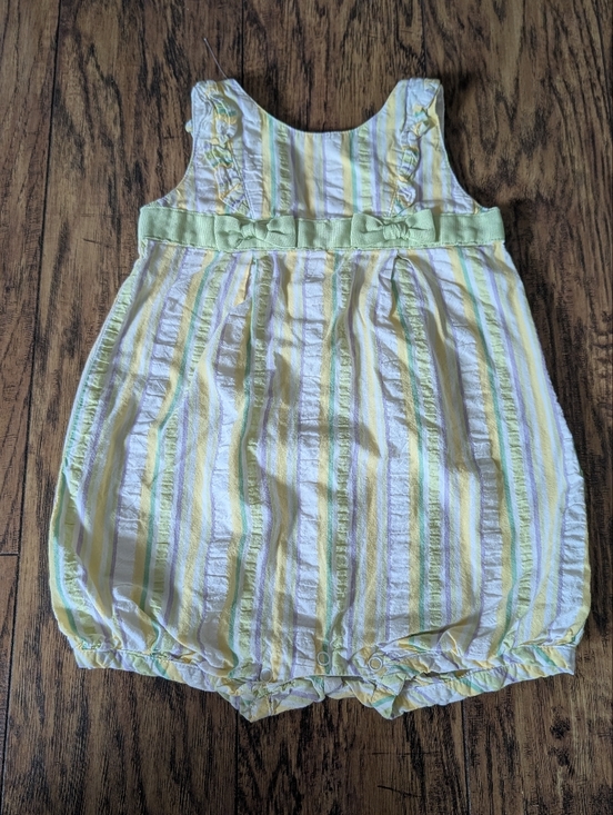 Gymboree Other - 💥3/$24 Gymboree First Picnic Easter Striped Romper